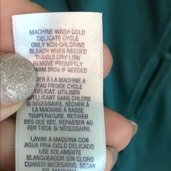 Splendid Cold Shoulder Short Sleeve Peacock top - Picture 6 of 6